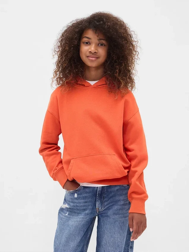 Vintagesoft relaxte hoodie voor kinderen