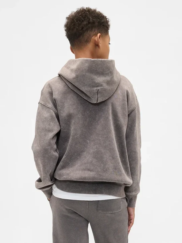 Vintagesoft relaxte hoodie voor kinderen