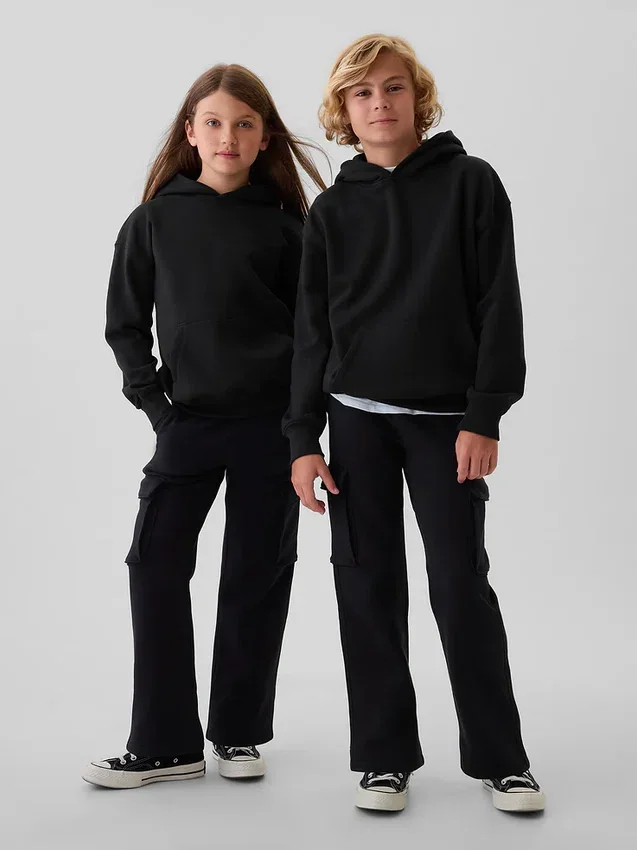 Vintagesoft relaxte hoodie voor kinderen
