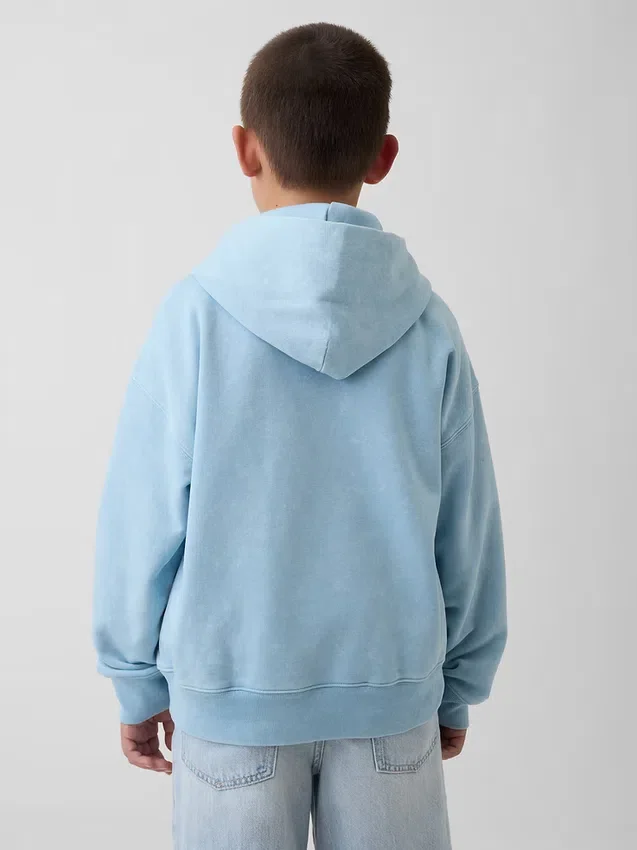 Vintagesoft relaxte hoodie voor kinderen