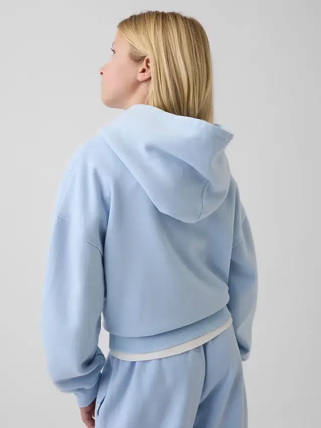 Vintagesoft relaxte hoodie voor kinderen