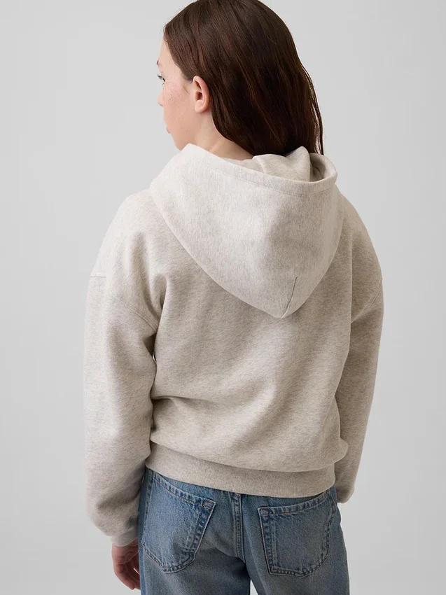 Vintagesoft relaxte hoodie voor kinderen