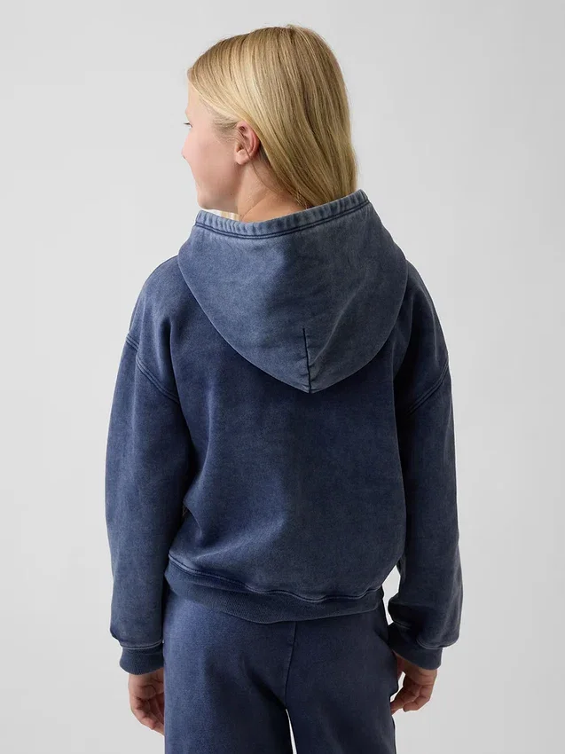 Vintagesoft relaxte hoodie voor kinderen
