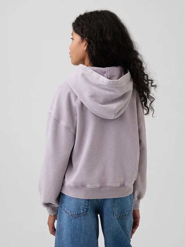 Vintagesoft relaxte hoodie voor kinderen