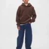 Vintagesoft relaxte hoodie voor kinderen