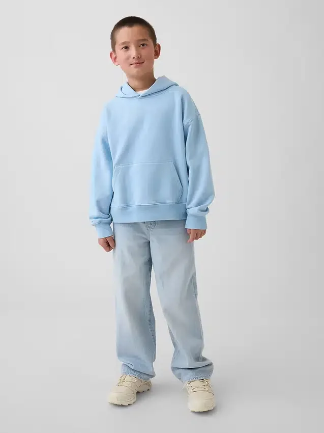 Vintagesoft relaxte hoodie voor kinderen