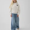 Vintagesoft relaxte hoodie voor kinderen
