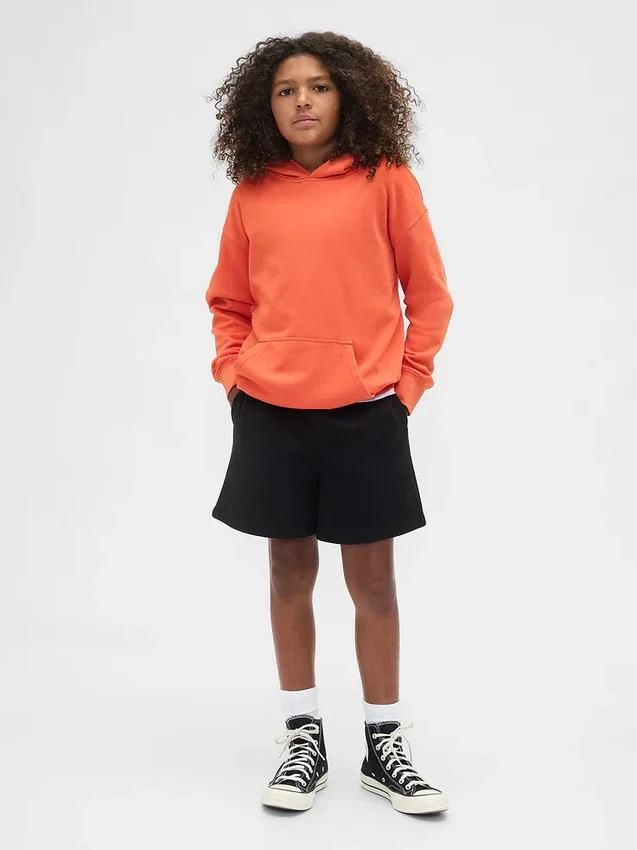 Vintagesoft relaxte hoodie voor kinderen