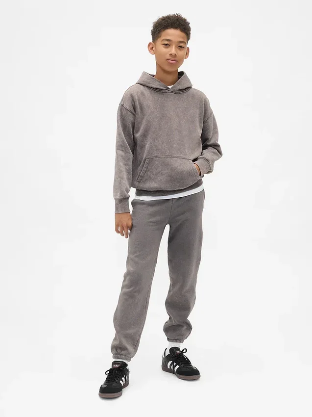 Vintagesoft relaxte hoodie voor kinderen