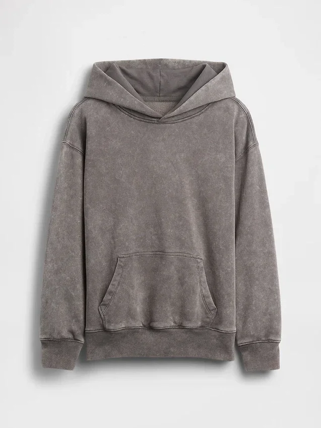 Vintagesoft relaxte hoodie voor kinderen