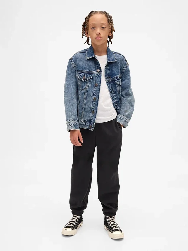 Vintagesoft relaxte joggingbroek voor kinderen