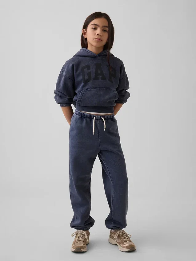 Vintagesoft relaxte joggingbroek voor kinderen