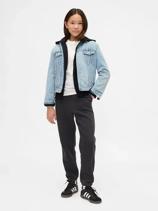 Vintagesoft relaxte joggingbroek voor kinderen