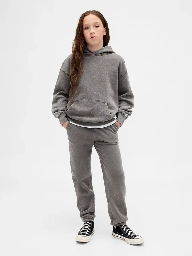 Vintagesoft relaxte joggingbroek voor kinderen