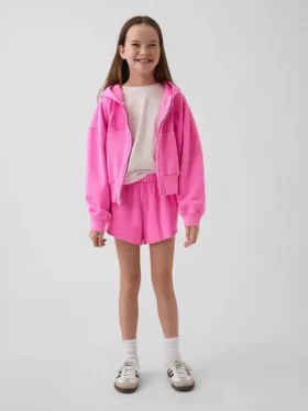 Vintagesoft relaxte korte broeken voor kinderen