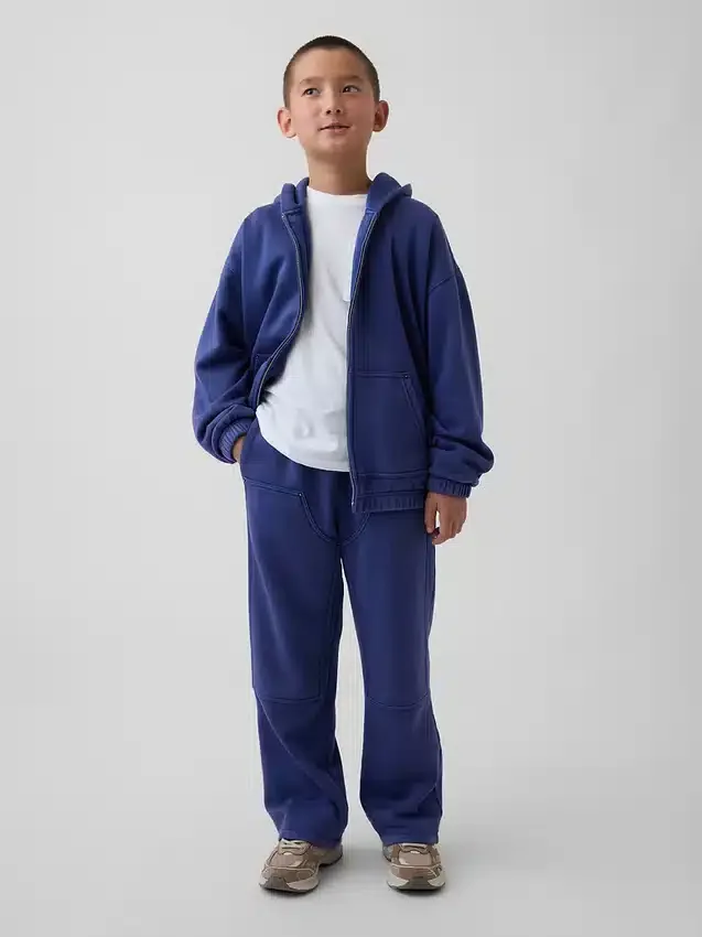 Vintagesoft relaxte utility-joggingbroek voor kinderen