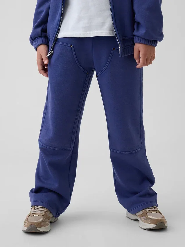 Vintagesoft relaxte utility-joggingbroek voor kinderen