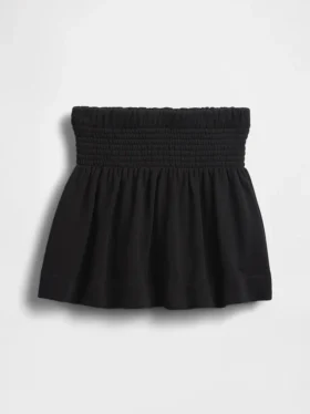 Vintagesoft-rok met smockwerk voor kinderen