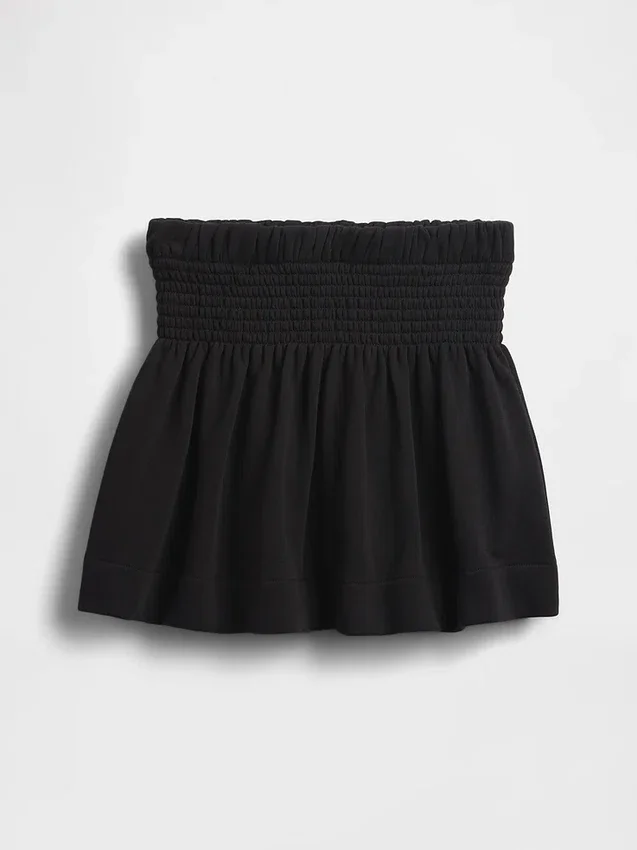 Vintagesoft-rok met smockwerk voor kinderen