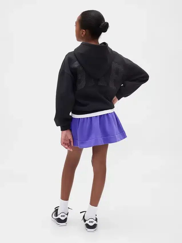 Vintagesoft-rok met smockwerk voor kinderen