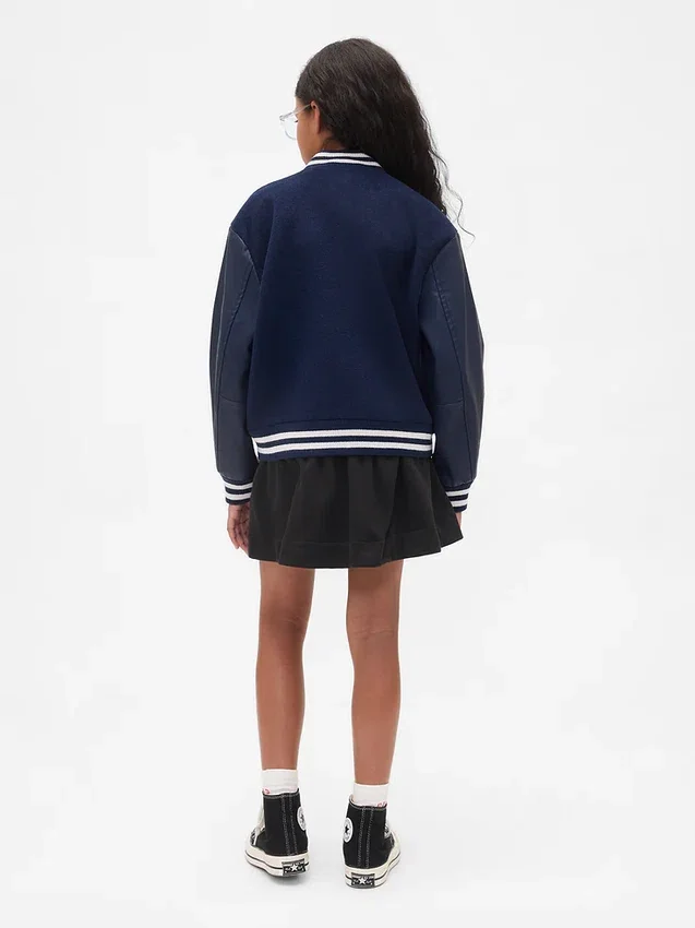 Vintagesoft-rok met smockwerk voor kinderen