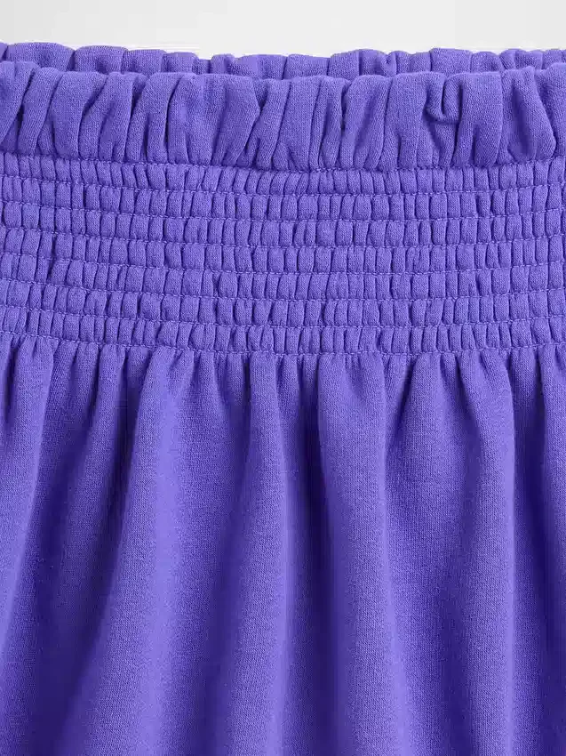 Vintagesoft-rok met smockwerk voor kinderen
