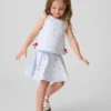 Vintagesoft-set met strikrokje voor Baby & Peuter