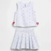 Vintagesoft-set met strikrokje voor Baby & Peuter
