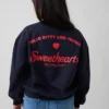 Vintagesoft-sweatshirt met dolmanmouwen voor kinderen