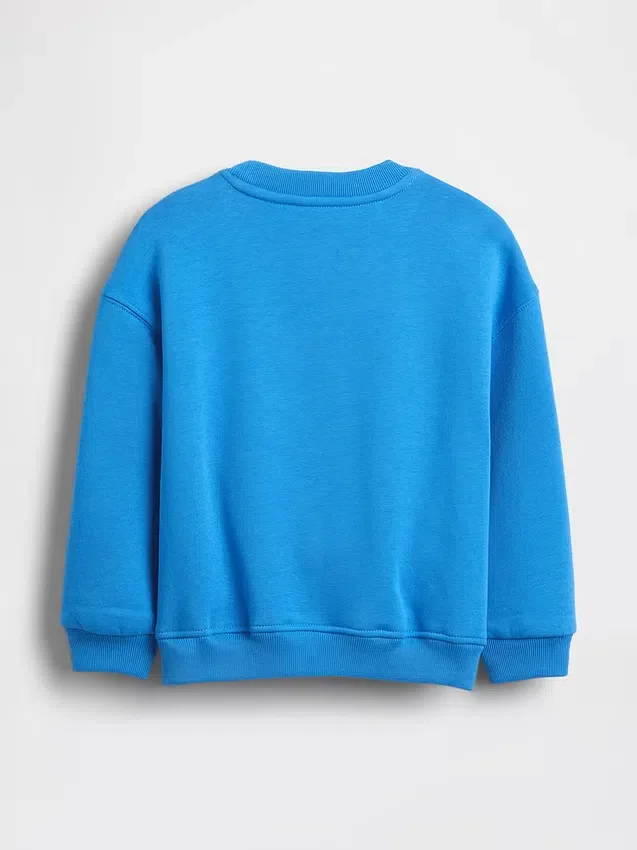Vintagesoft-sweatshirt met grafisch logo voor Baby & Peuter