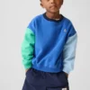 Vintagesoft-sweatshirt met kleurblokken voor Baby & Peuter