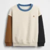 Vintagesoft-sweatshirt met kleurblokken voor Baby & Peuter