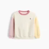 Vintagesoft-sweatshirt met kleurblokken voor Baby & Peuter