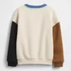Vintagesoft-sweatshirt met kleurblokken voor Baby & Peuter