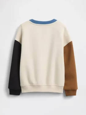 Vintagesoft-sweatshirt met kleurblokken voor Baby & Peuter