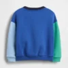 Vintagesoft-sweatshirt met kleurblokken voor Baby & Peuter