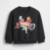 Vintagesoft-sweatshirt met Marvel-logo voor Baby & Peuter