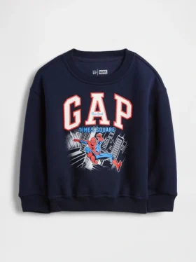 Vintagesoft-sweatshirt met Marvel-logo voor Baby & Peuter