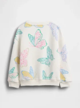 Vintagesoft-sweatshirt met print voor Baby & Peuter