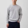 Vintagesoft-sweatshirt met ronde hals voor volwassenen