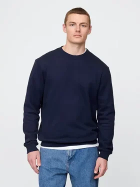 Vintagesoft-sweatshirt met ronde hals voor volwassenen