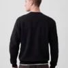 Vintagesoft-sweatshirt met ronde hals voor volwassenen
