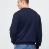 Vintagesoft-sweatshirt met ronde hals voor volwassenen