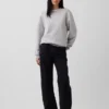 Vintagesoft-sweatshirt met ronde hals voor volwassenen