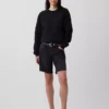 Vintagesoft-sweatshirt met ronde hals voor volwassenen
