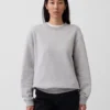 Vintagesoft-sweatshirt met ronde hals voor volwassenen