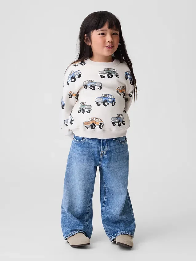 Vintagesoft-sweatshirt voor Baby & Peuter