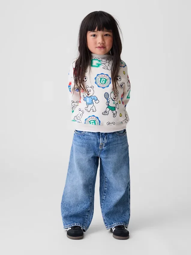 Vintagesoft-sweatshirt voor Baby & Peuter