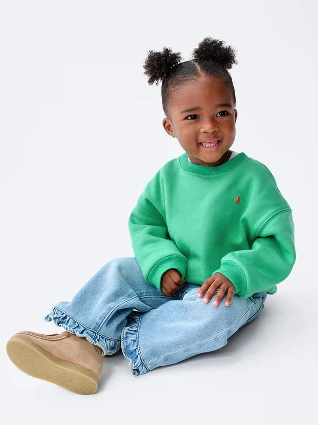 Vintagesoft-sweatshirt voor Baby & Peuter