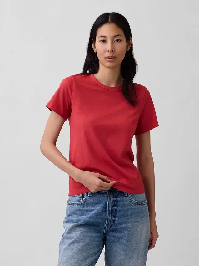 Vintagesoft T-shirt van biologisch katoen